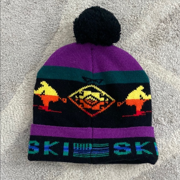 Colorful Ski Knit Beanie - Picture 3 of 3